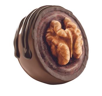 ترافل خرمایی با مغز گردو